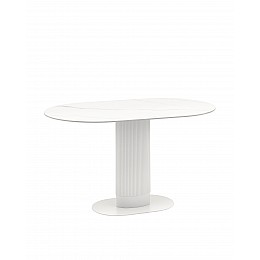 Стол обеденный Mystery 130х80 см белый керамика