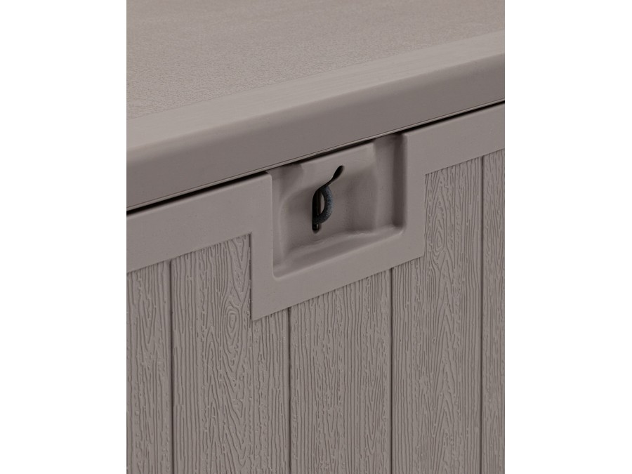 Стол-сундук пластик серый 110*55 см 276л