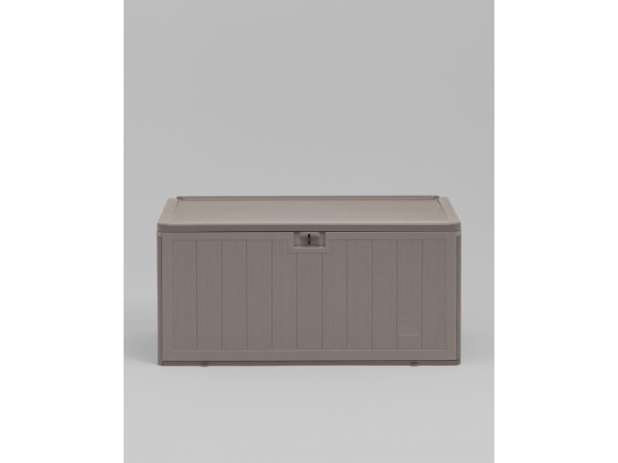 Стол-сундук пластик серый 110*55 см 276л