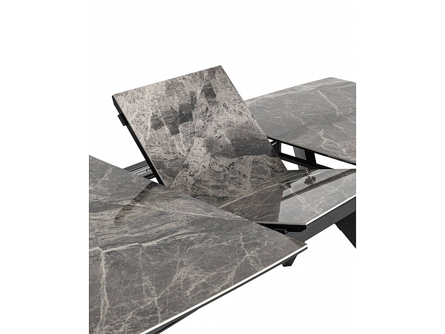 Стол обеденный Аркада раскладной 160-210*90 керамика темная