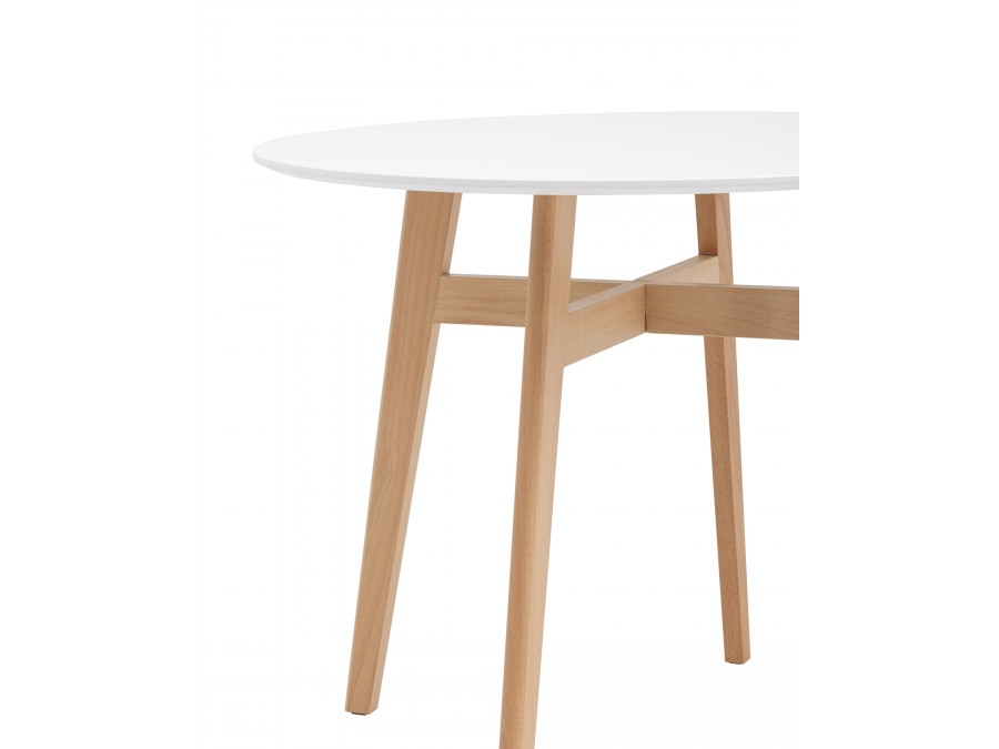 Стол обеденный Target Circle 90*90 белый