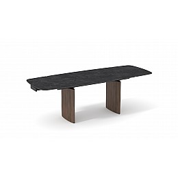 Стол обеденный Астарта раскладной 160-240х90 см керамика темная