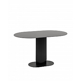 Стол обеденный Mystery 130х80 см чёрный керамика