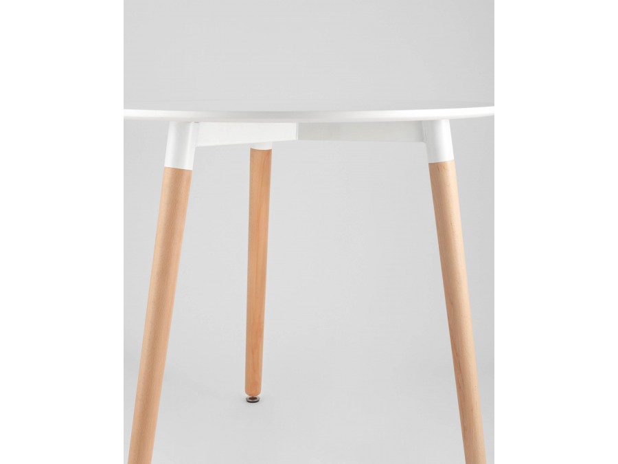 Стол круглый EAMES DST NEW D80 белый