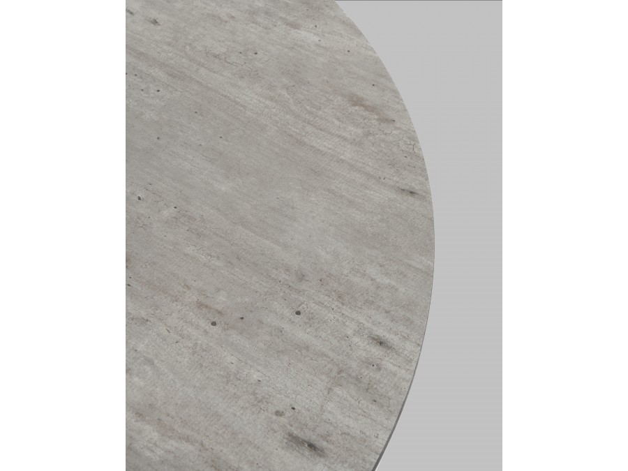 Стол круглый Стивенсон D120 столешница HPL метрополитан