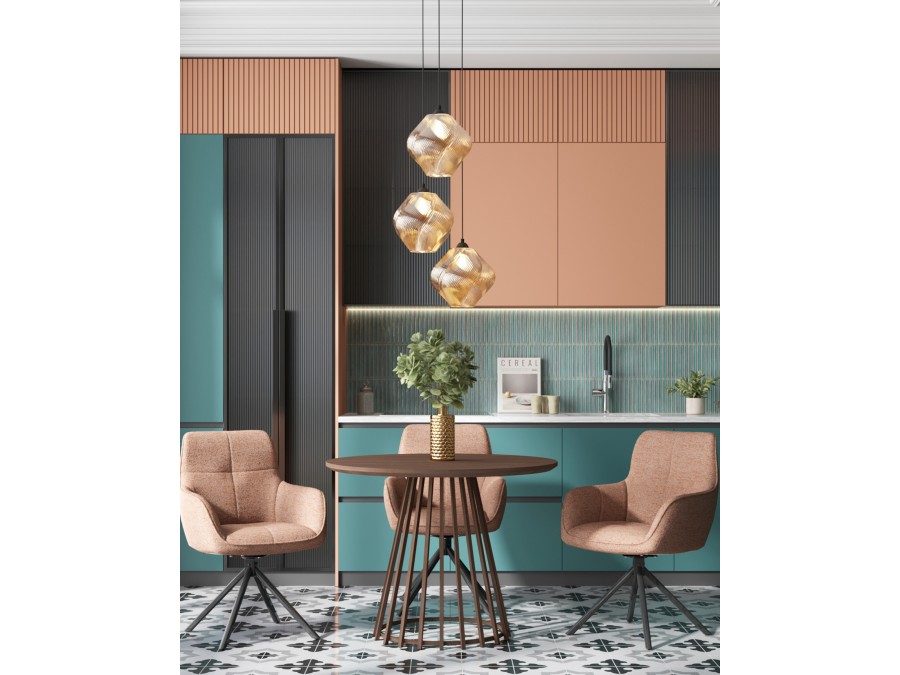 Стол обеденный Daphne 100*75 см орех