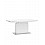 Стол обеденный Глазго раскладной 160-215*90 глянцевый белый