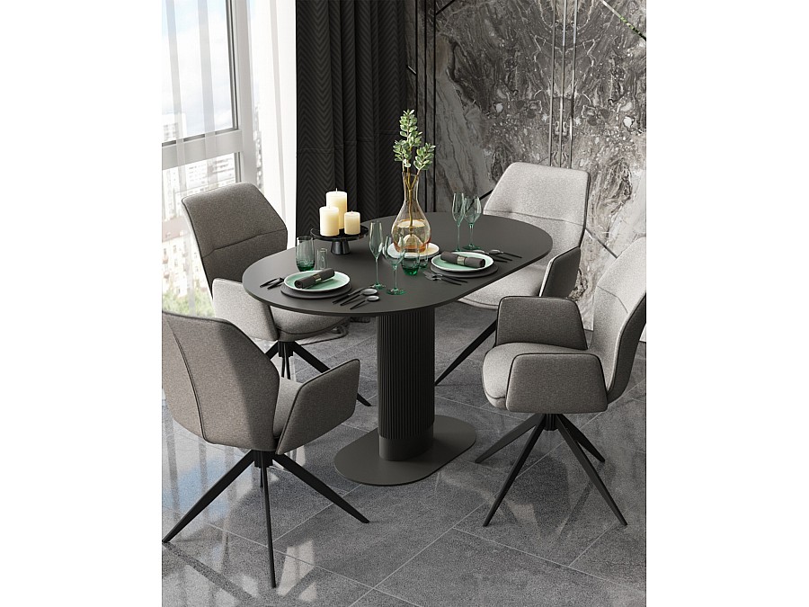 Стол обеденный Mystery 130*80 черный