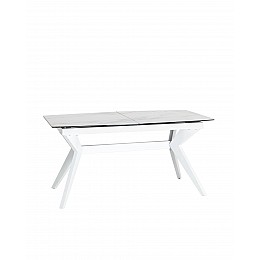 Стол обеденный Аркада раскладной 160-210*90 керамика светлая