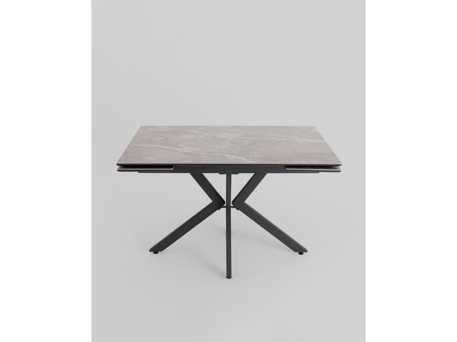 Стол раскладной Marmer 120-180*80*76 керамика антрацит