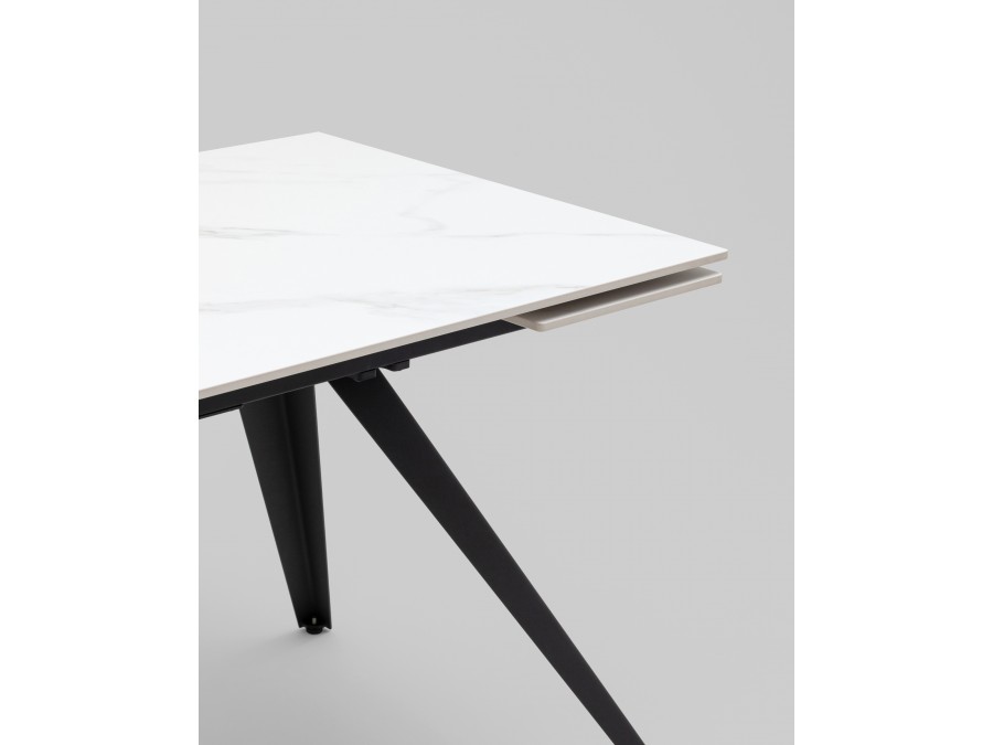 Стол раздвижной Лоуренс 120-180х80х76 см SnowMountainStone керамика