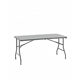 Стол-чемодан складной 152*74*74 серый