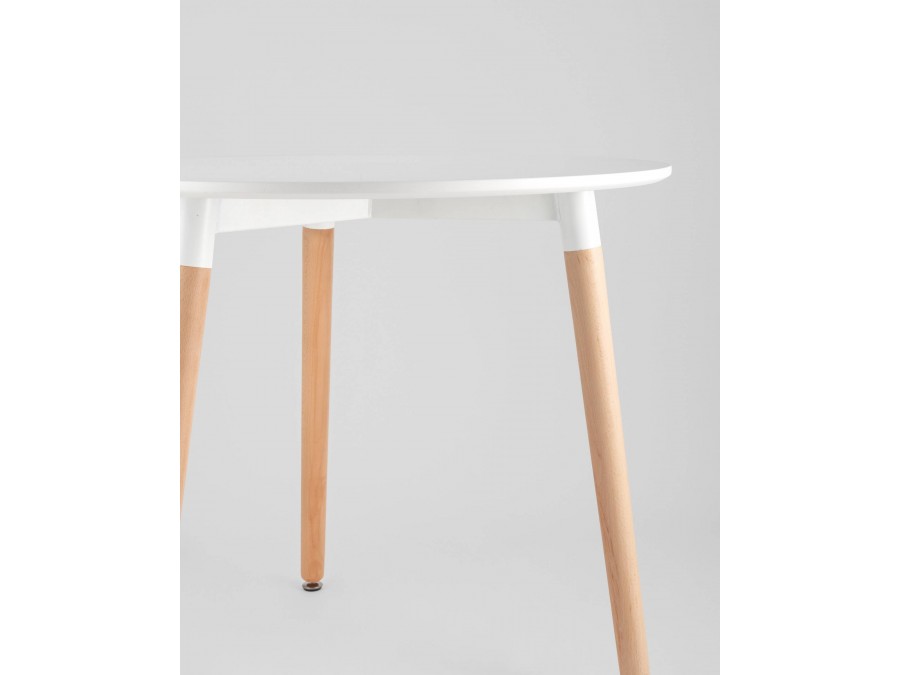 Стол круглый EAMES DST NEW D80 белый