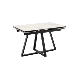 Стол Кассика 120*80 см столешница керамика белый