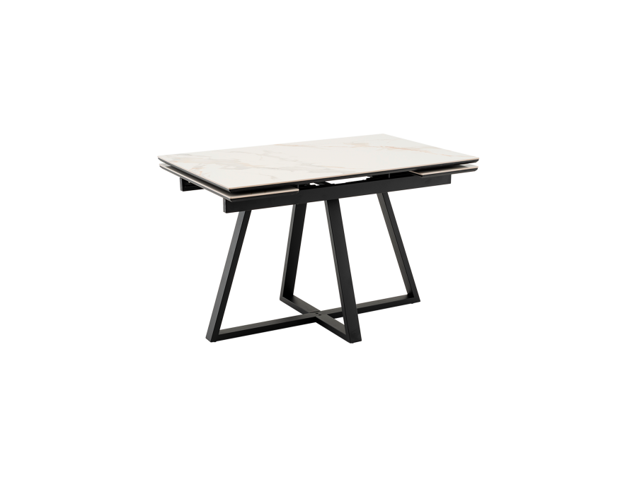 Стол Кассика 120*80 см столешница керамика белый