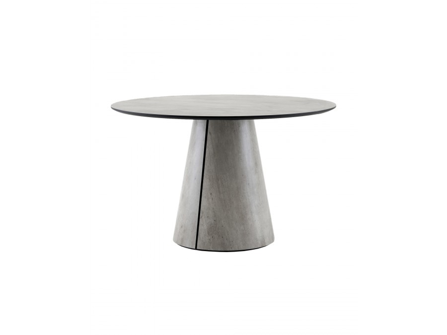 Стол круглый Стивенсон D120 столешница HPL метрополитан