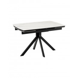 Стол Галац 120*80 см столешница стекло белое