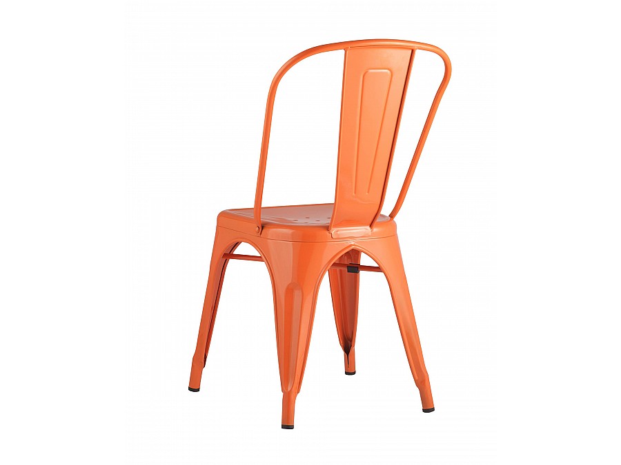 Стул TOLIX оранжевый глянцевый