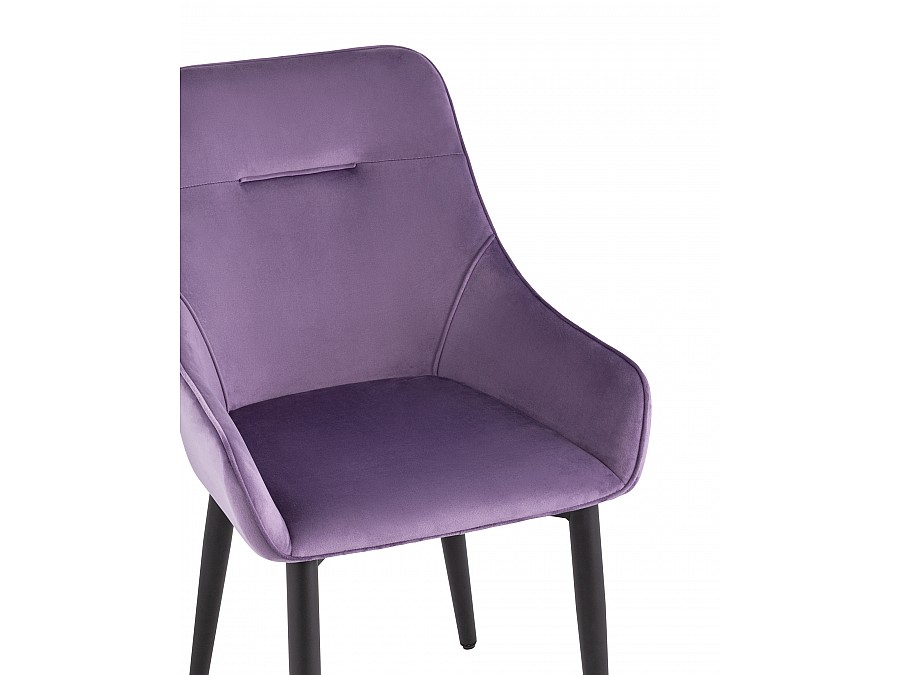 Стул Диана велюр пыльно-фиолетовый