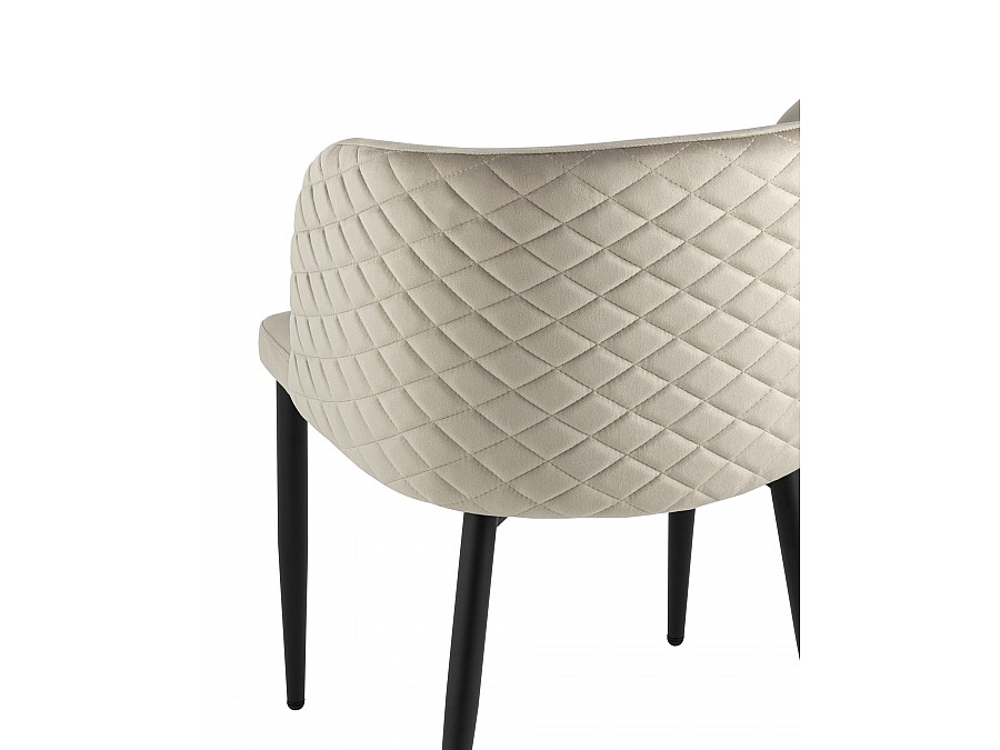 Стул Оскар велюр шампань