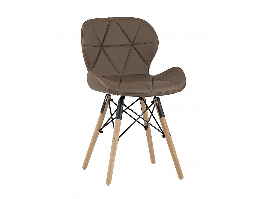 Стул Бон экокожа коричневый