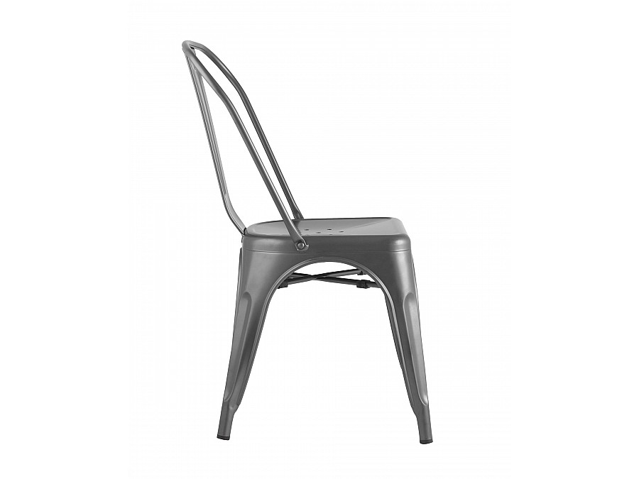Стул TOLIX серебристый матовый