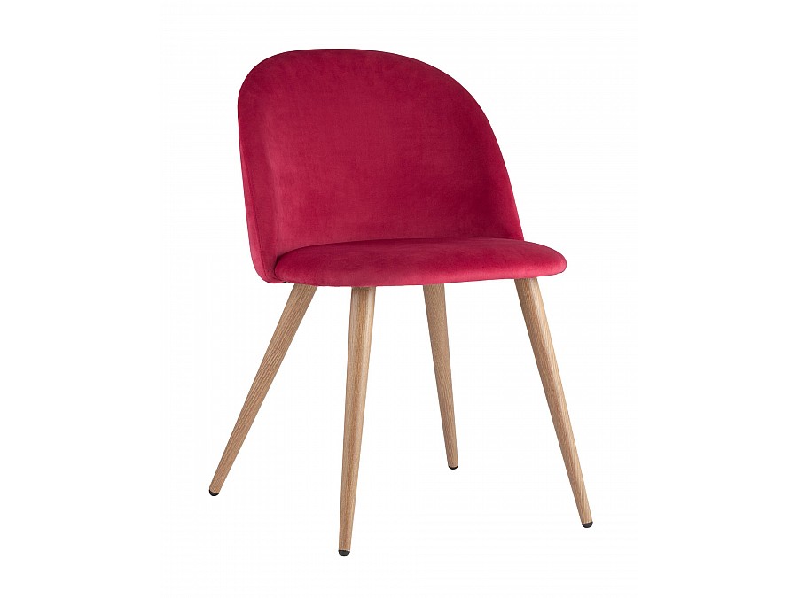 Стул Лион велюр красный