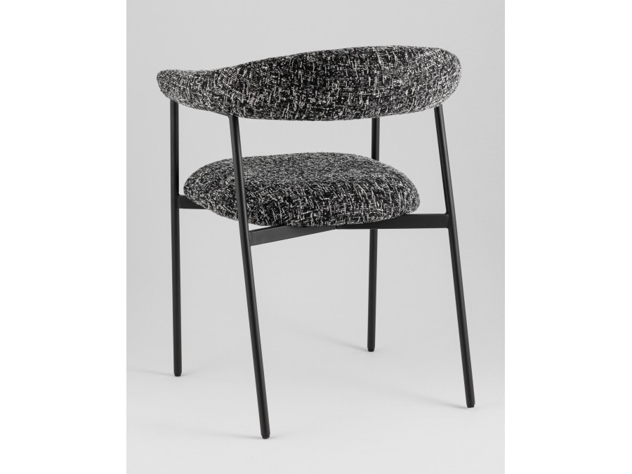 Стул обеденный Toko черно-белый