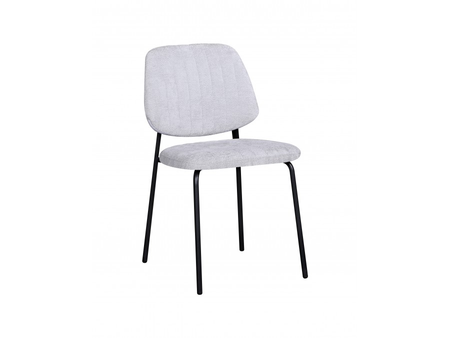 Стул обеденный Patrys светло-серый шенилл 4 шт.