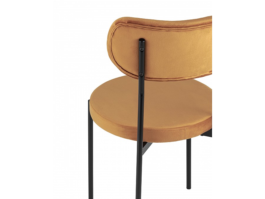 Стул Барбара велюр терракотовый