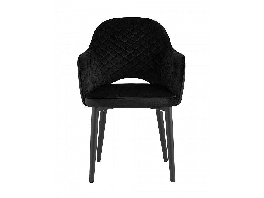 Стул Венера диамант велюр черный