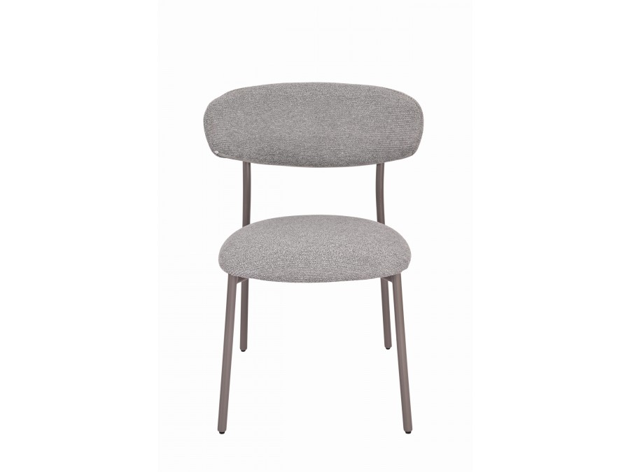 Стул обеденный Ayla серый серые ножки 2 шт.