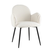 Стул обеденный Wave Stripes букле белый