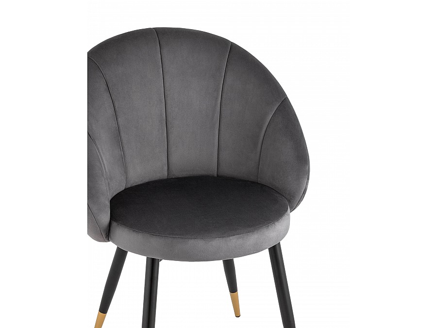 Стул Наоми велюр серый
