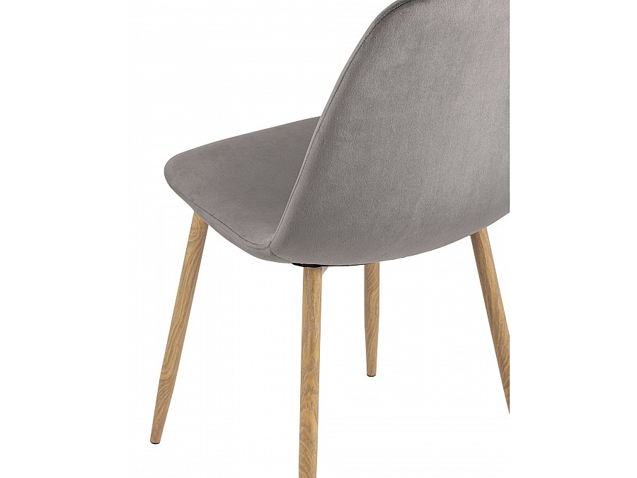 Стул Валенсия велюр серый