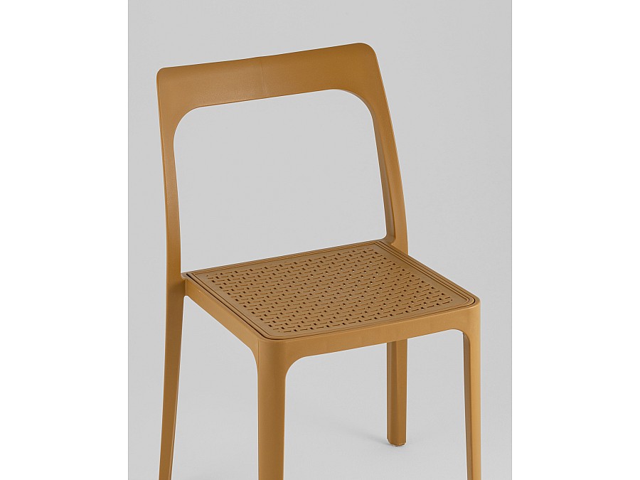 Стул обеденный Marty пластиковый охра