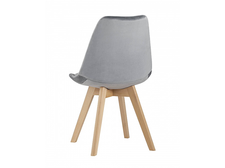 Стул FRANKFURT велюр серый