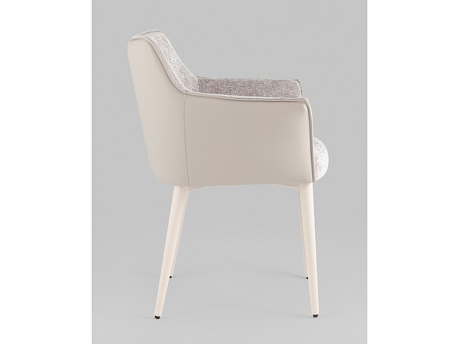 Стул обеденный Feston слоновая кость букле с экокожей
