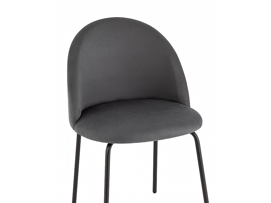 Стул Коди велюр тёмно-серый