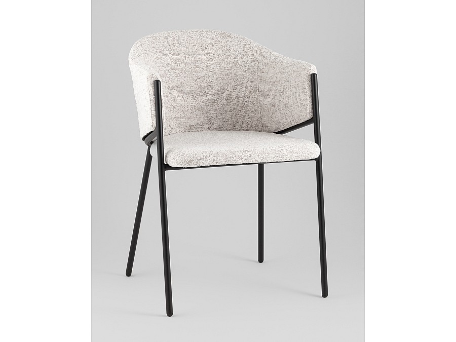 Стул обеденный Carmel бело-серый