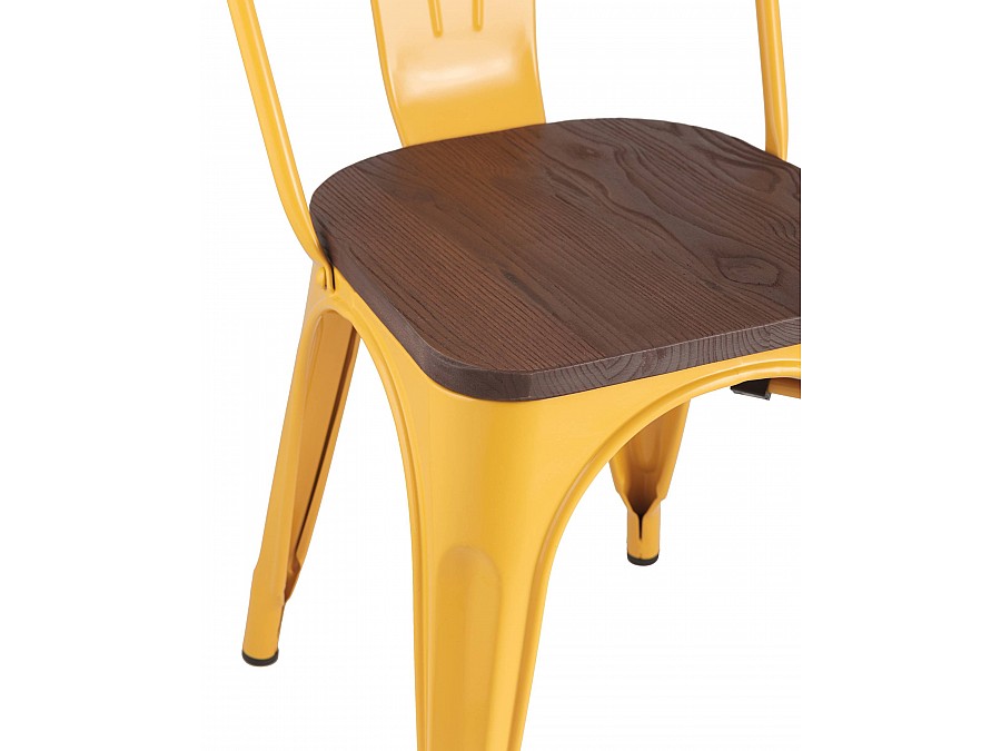 Стул TOLIX WOOD желтый
