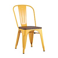 Стул TOLIX WOOD желтый