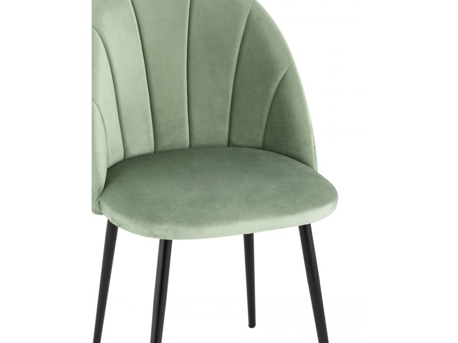 Стул Логан велюр фисташковый