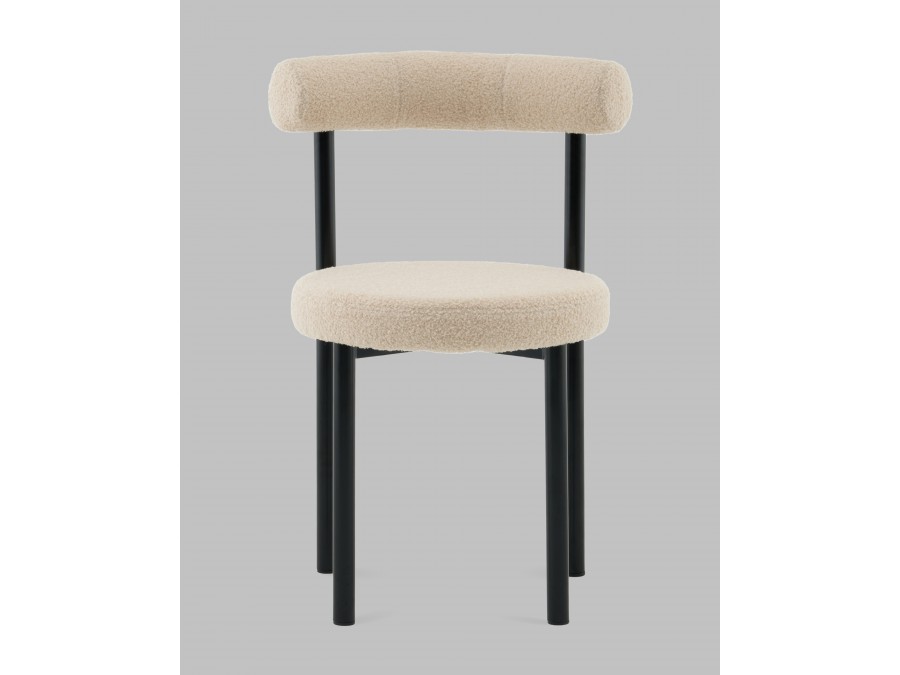 Стул обеденный Флорео букле бежевый