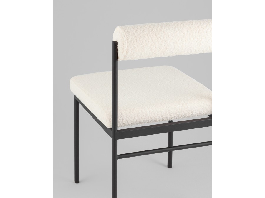 Стул обеденный Балла букле молочный