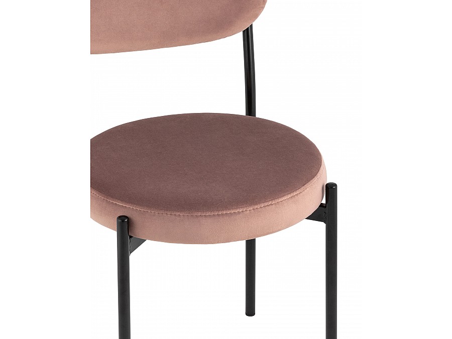 Стул Бриф NEW велюр пыльно-розовый