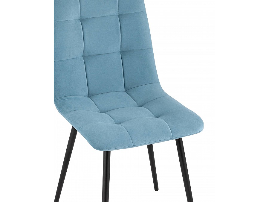 Стул Oliver велюр пыльно-голубой