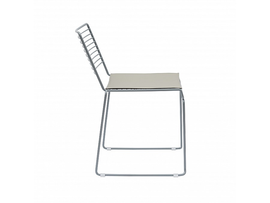 Стул обеденный Danny серый с подушкой