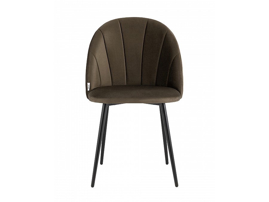 Стул Логан велюр коричневый