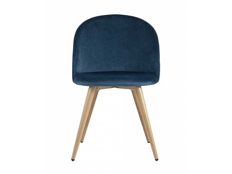 Стул Лион велюр голубой
